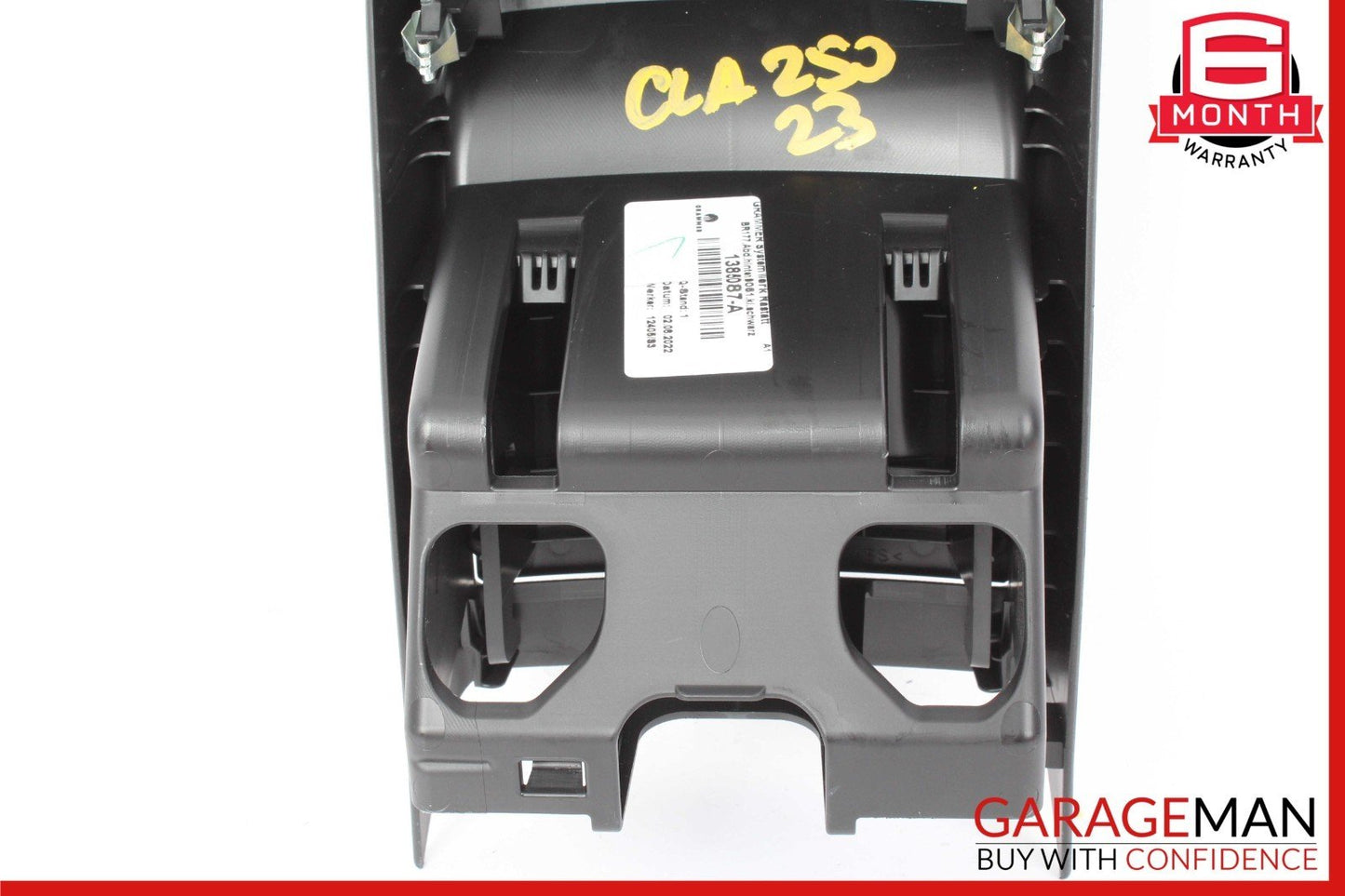 20-23 Mercedes W118 CLA250 Rear Center Console w/ AC A/C Air Vent & USB Port OEM