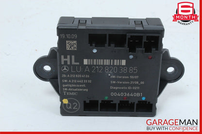 08-18 Mercedes C300 E350 CLS550 Rear Left Side Door Control Module Unit