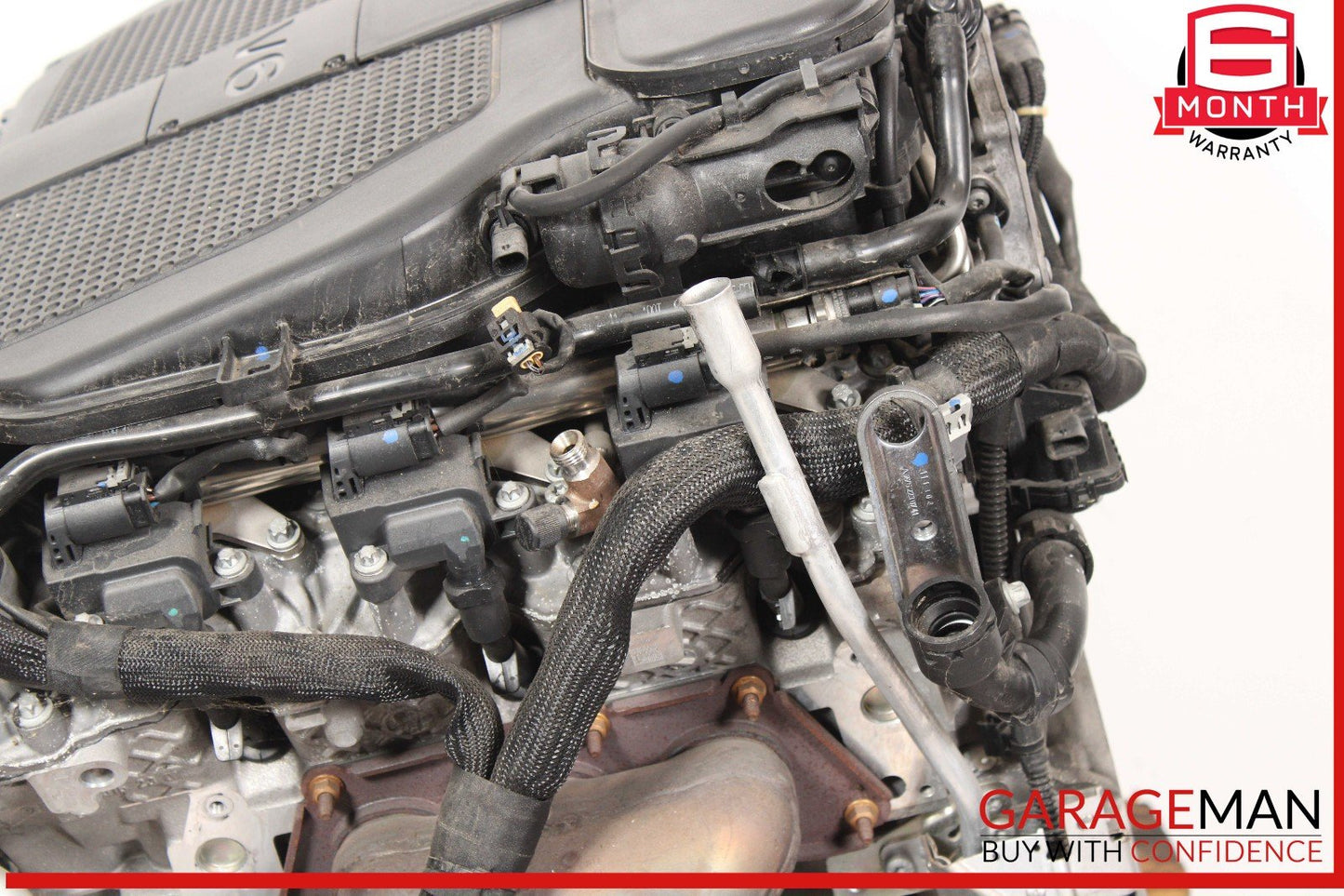 12-16 Mercedes W204 C350 3.5L V6 RWD Engine Motor Block Assembly OEM