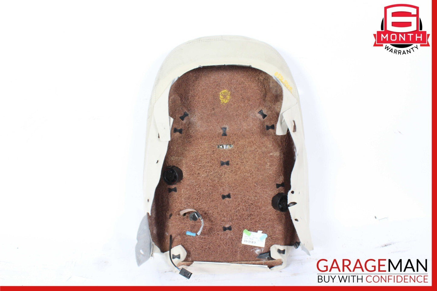 03-06 Mercedes R230 SL500 Front Right Side Upper Top Seat Cushion Cover Beige