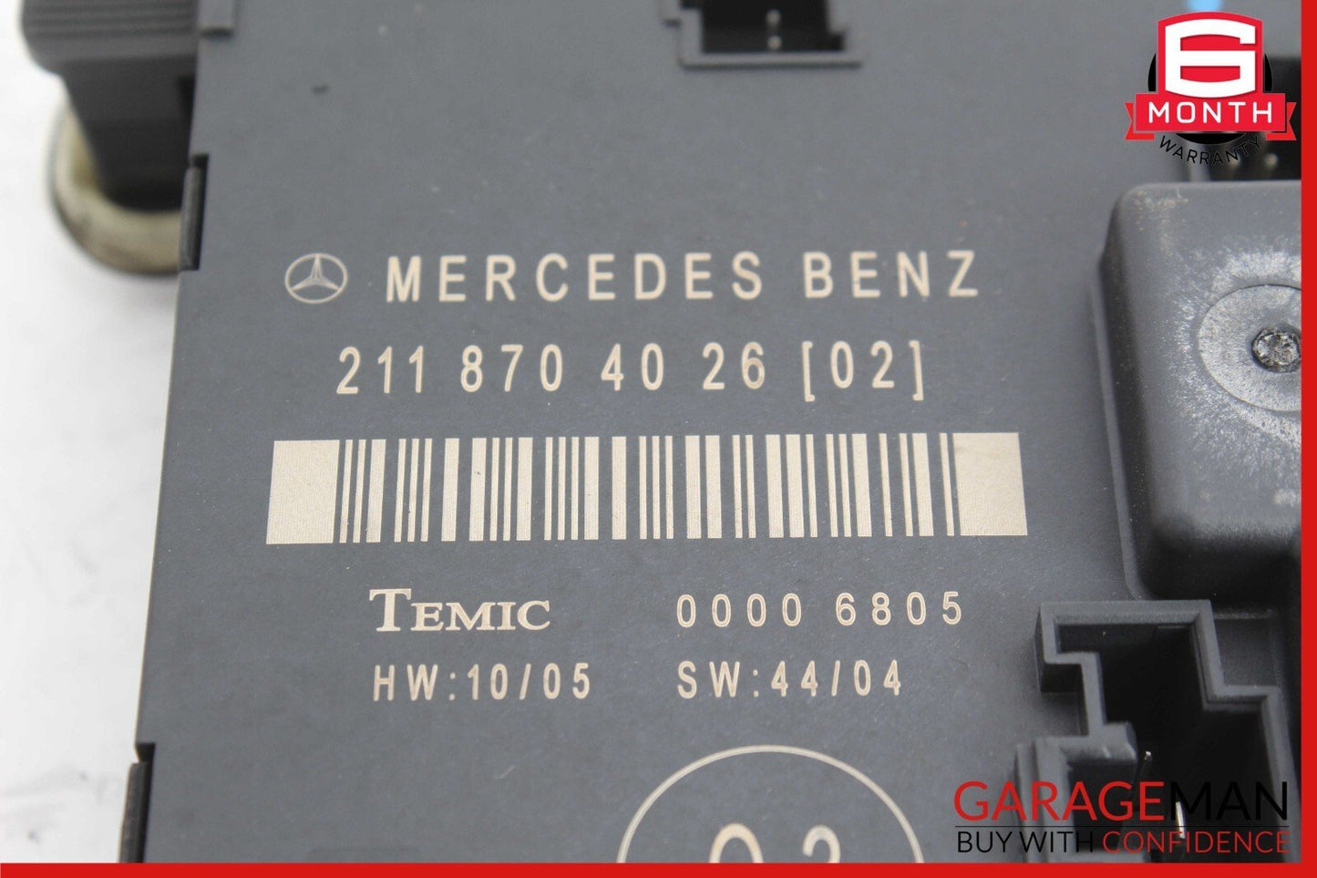 03-09 Mercedes W211 E550 E350 E63 AMG Rear Left Driver Door Controller Module