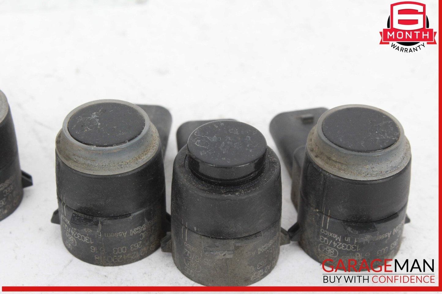 13-16 Mercedes X166 GL450 GL550 Rear Park Parking Sensor PDC Set of 6 OEM