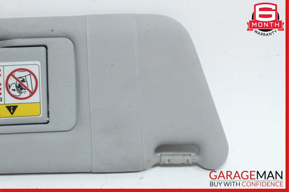 01-07 Mercedes W203 C240 C32 AMG Front Right Side Sunvisor Sun Visor Grey OEM