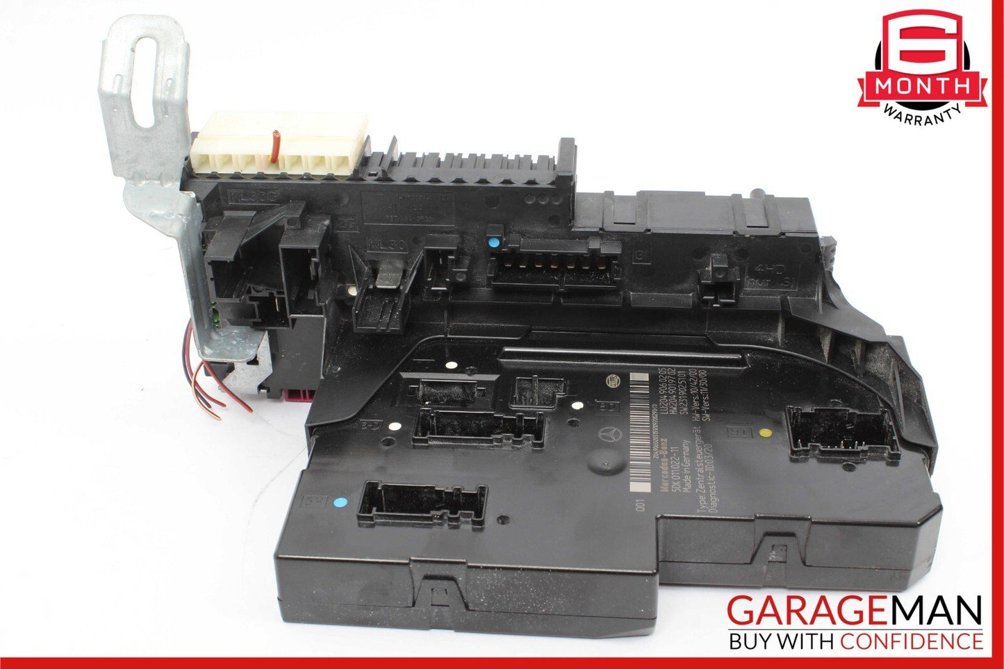 12-14 Mercedes W204 C250 C300 C63 AMG Rear SAM Module Relay Fuse Box Assembly