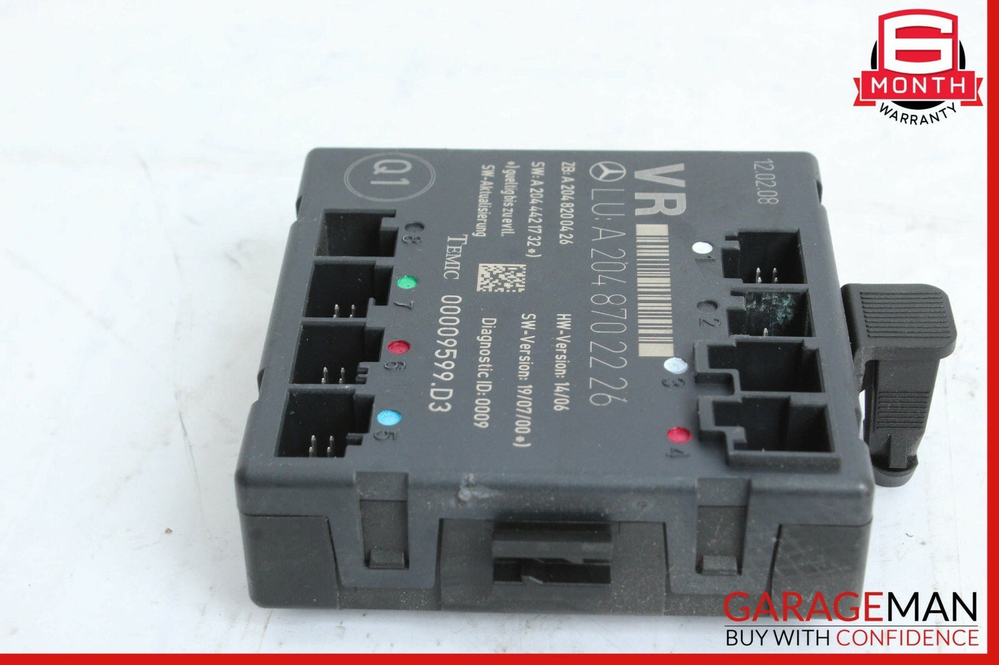 08-18 Mercedes W204 C300 C250 E400 Front Right Side Door Control Module OEM