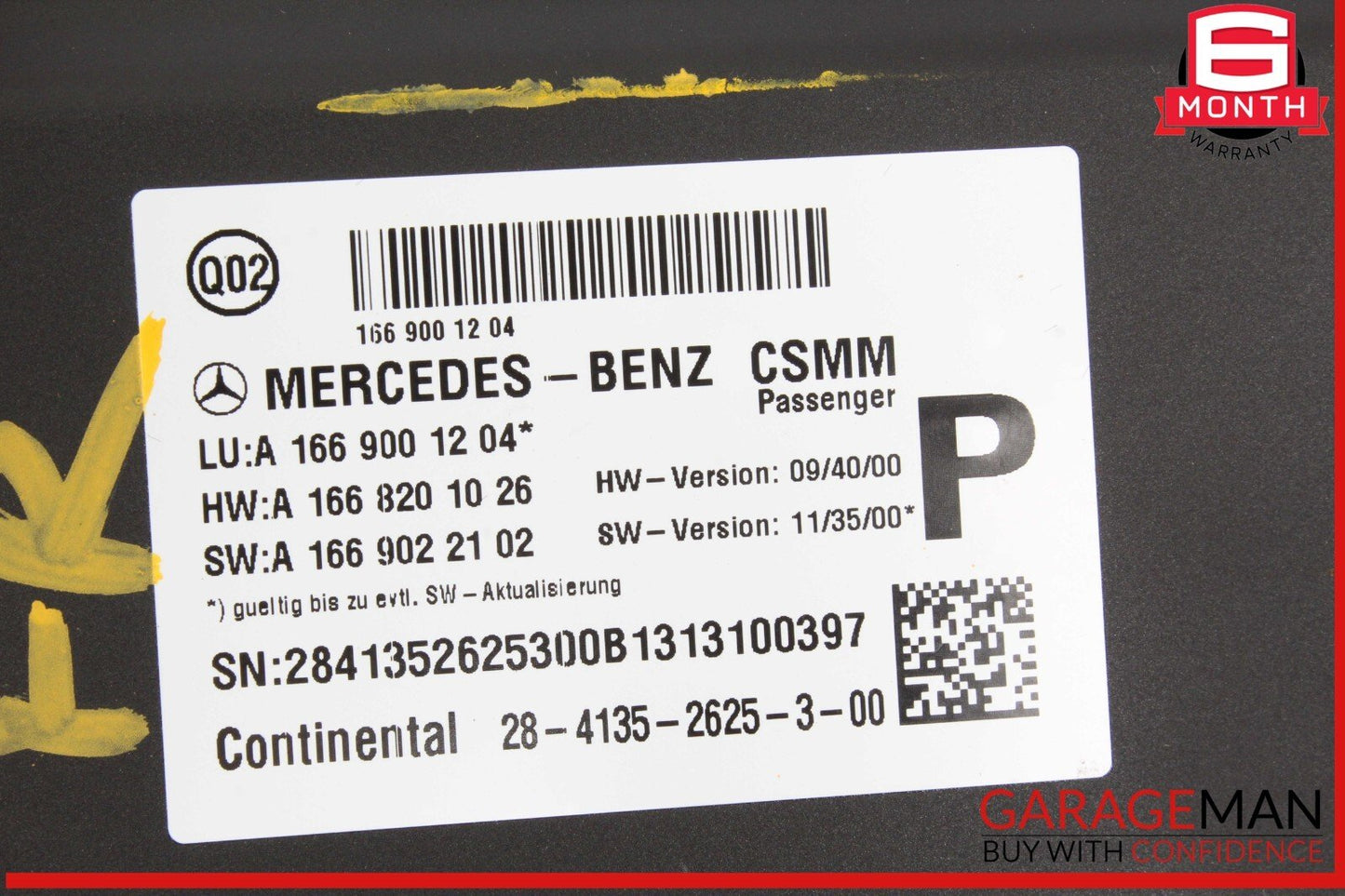 13-18 Mercedes X166 GL450 4MATIC Front Right Side Seat Control Module Unit OEM