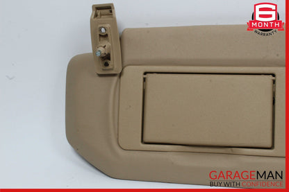 06-08 Mercedes W251 R350 Front Left Driver Sun Visor Sun Shade Cover Brown
