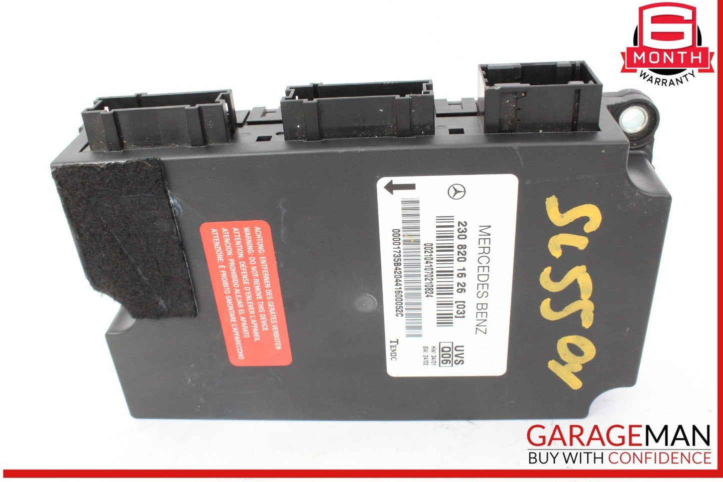 03-08 Mercedes R230 SL500 SL55 AMG SL550 Convertible Top Roof Control Module OEM
