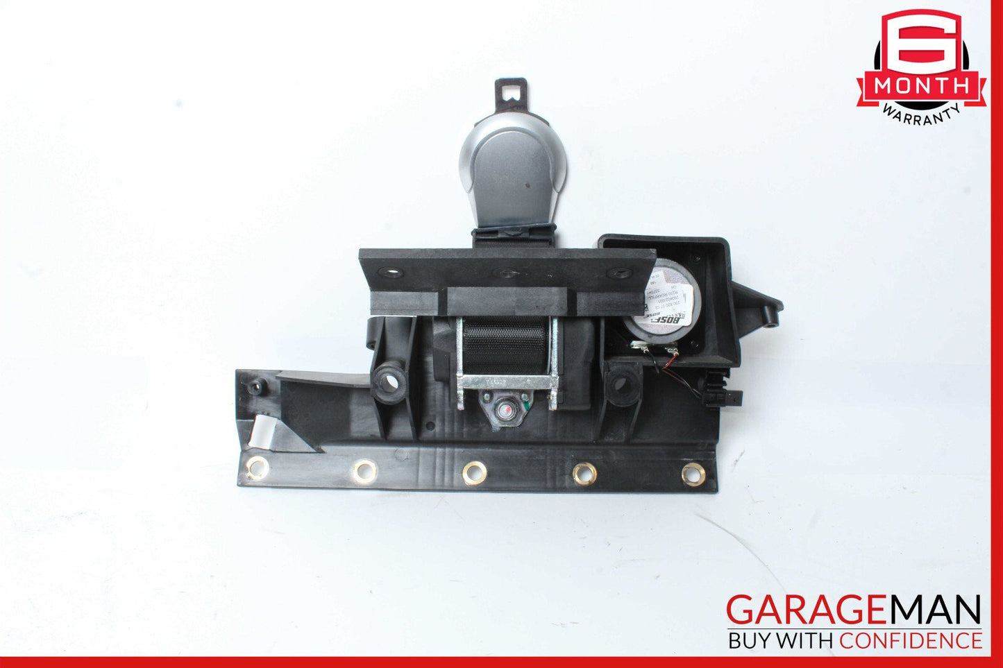 03-08 Mercedes R230 SL550 Rear Left Seat Belt Retractor Speaker Luggage Assembly