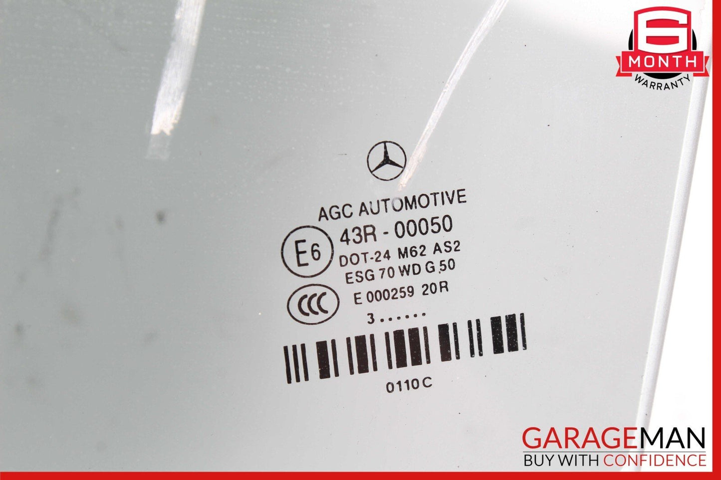10-16 Mercedes W207 E350 Coupe Front Left Side Door Window Auto Glass Tinted