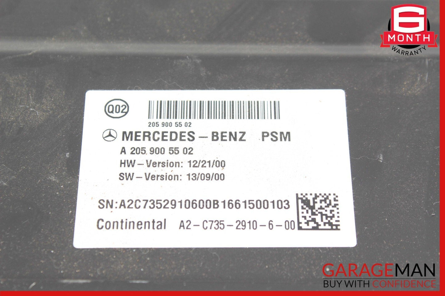15-20 Mercedes W205 C300 Front Right Passenger Side Seat Control Module Unit OEM