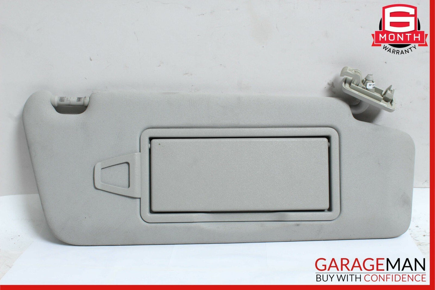 08-14 Mercedes W204 C300 C250 Front Right Passenger Side Sunvisor Sun Visor Grey