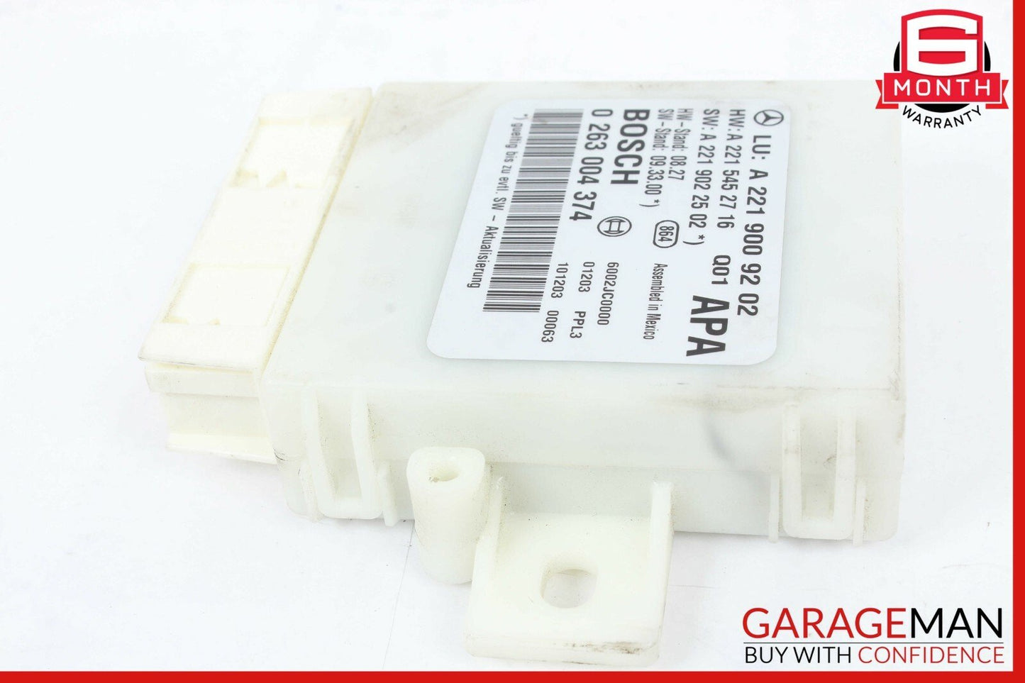 07-13 Mercedes W221 S400 S550 S63 AMG Rear Parking Parktronic Control Module OEM