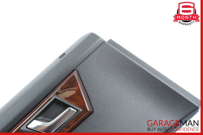 10-15 Mercedes X204 GLK250 GLK350 Rear Left Driver Interior Door Panel Black OEM