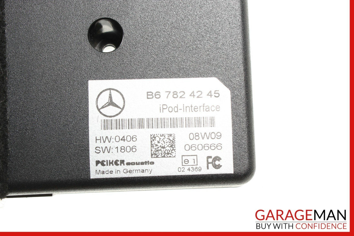 07-09 Mercedes W221 S550 CL600 Ipod Interface Control Module B6 782 42 45 OEM
