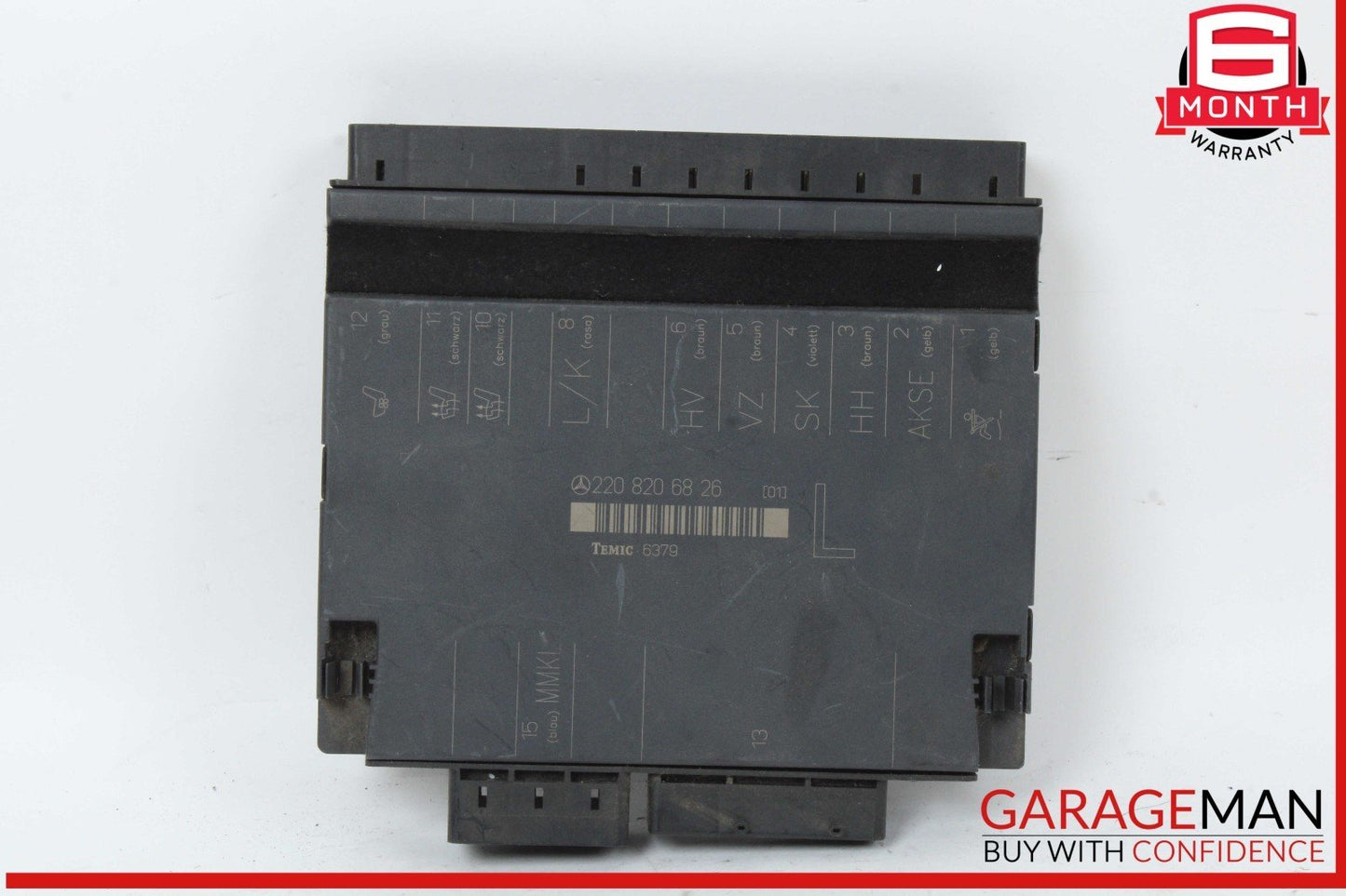 00-06 Mercedes W220 S430 S500 Front Left Side Seat Control Module 2208206826 OEM
