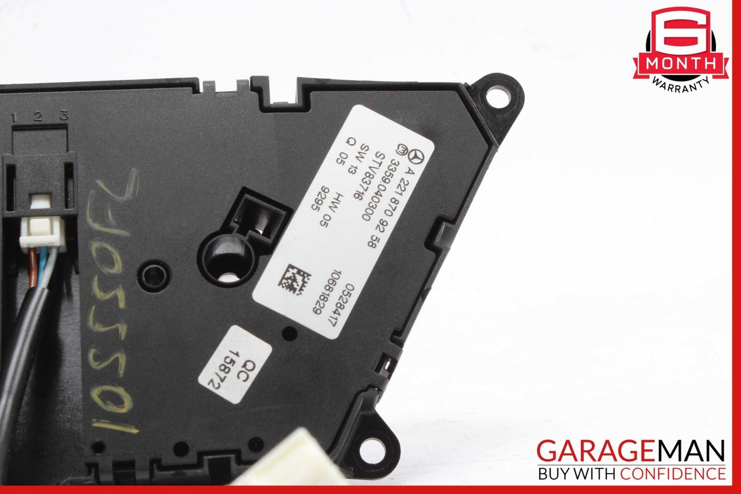 07-14 Mercedes W221 S550 Front Left Side Seat Control Memory Controller Switch