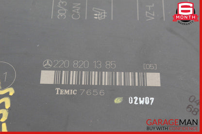02-06 Mercedes W220 S600 S55 AMG S430 Rear Seat Control Module 2208201385 OEM