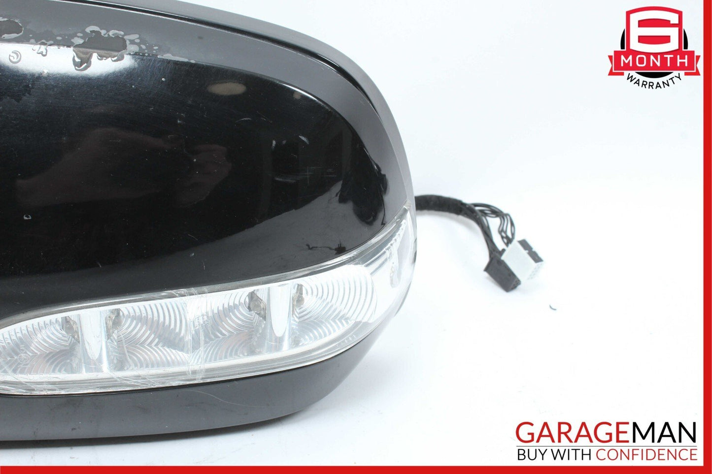 07-08 Mercedes X164 GL450 4MATIC Front Left Side Mirror Door Rear View Black OEM