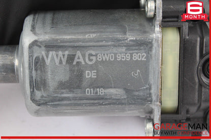 18-23 Audi RS5 S5 Front Left Driver Side Window Regulator Motor 8W0959802 OEM
