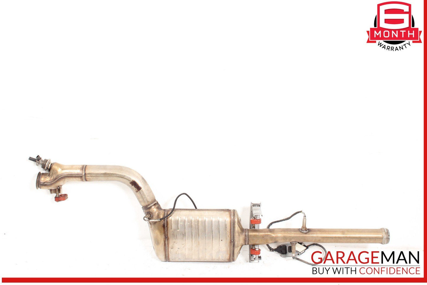12-15 Mercedes X204 GLK250 Center Exhaust Muffler Resonator OEM
