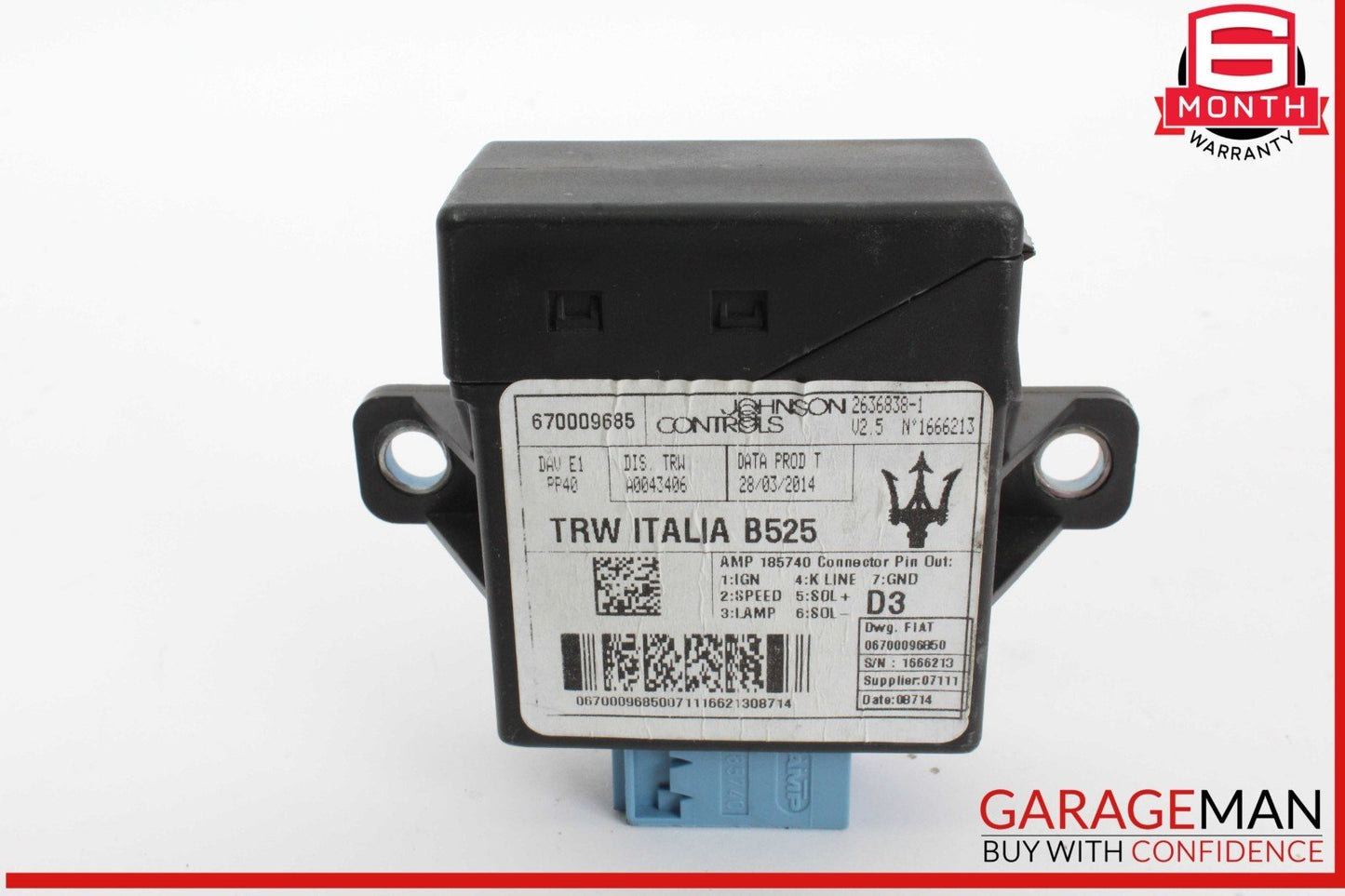 14-18 Maserati Quattroporte Ghibli Power Steering Control Module Unit OEM