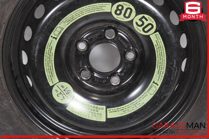 08-14 Mercedes W204 C250 C300 Emergency Spare Tire Donut Wheel Rim 125 90 16"