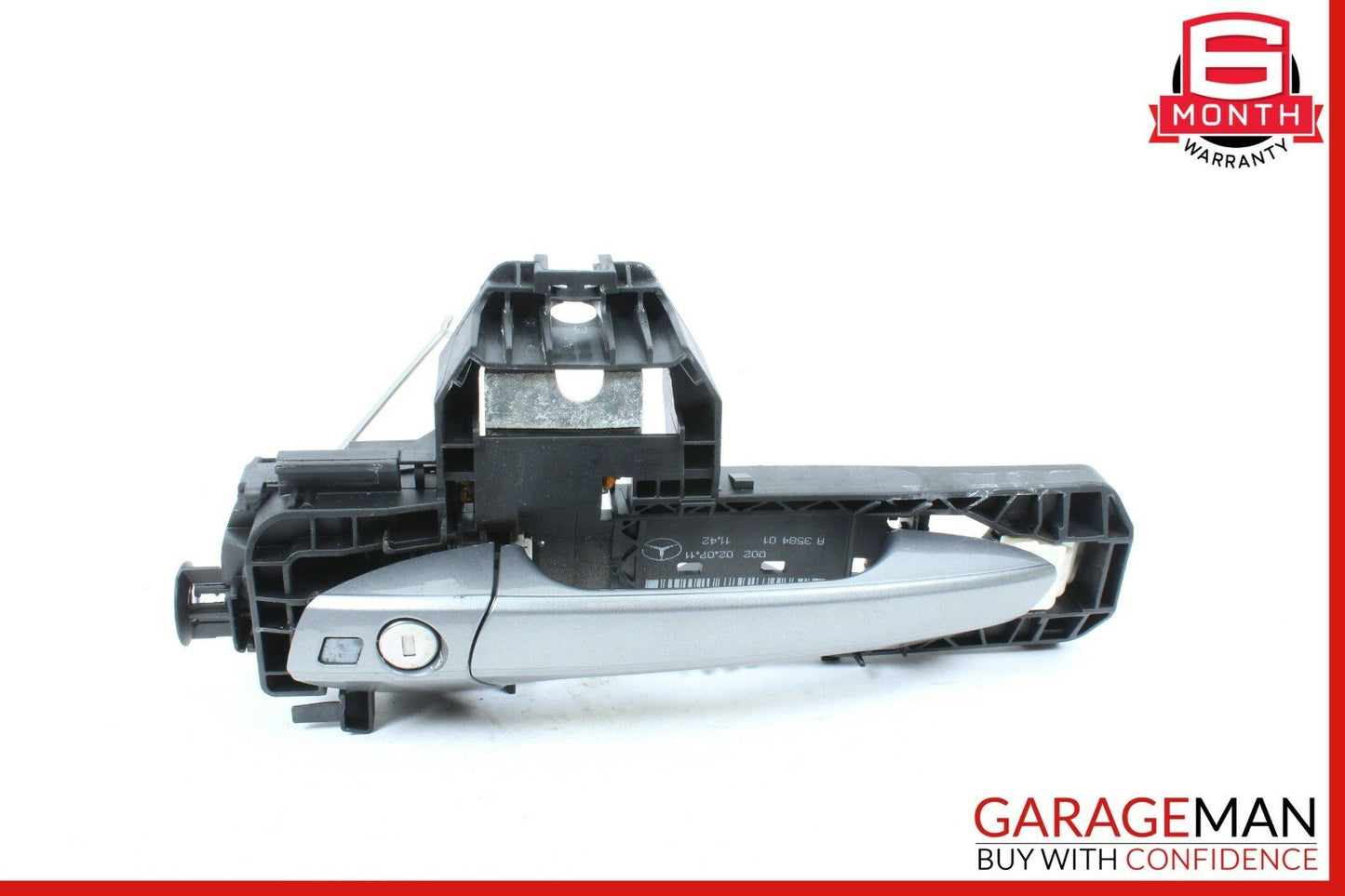 08-14 Mercedes W204 C250 Front Left Side Exterior Door Handle Assembly Gray OEM