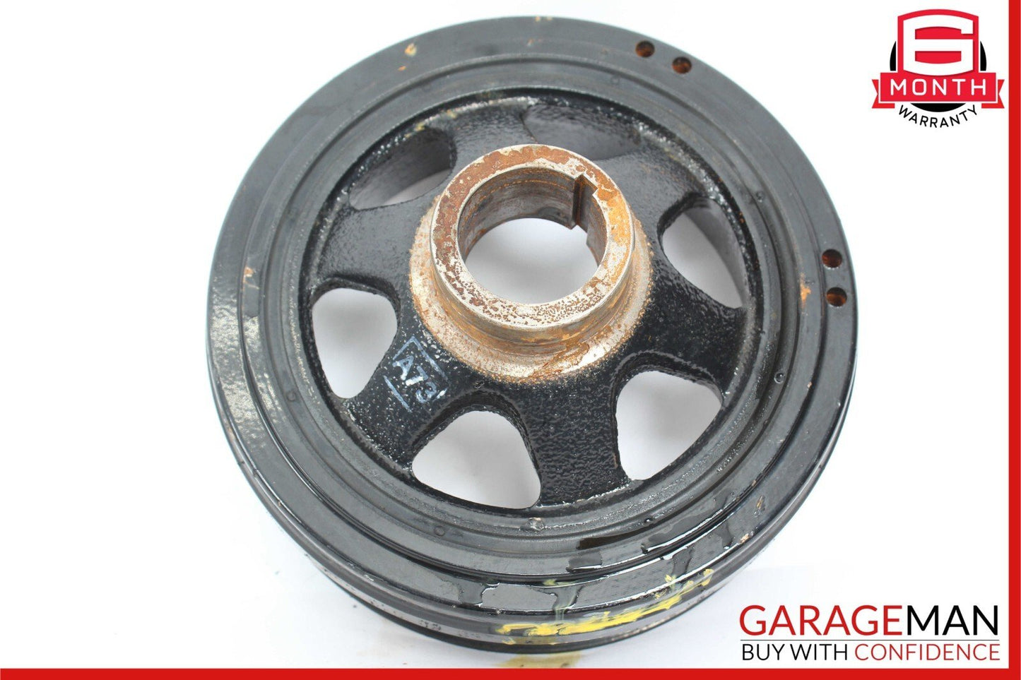08-11 Mercedes W204 C300 Engine Motor Crankshaft Crank Shaft Pulley OEM