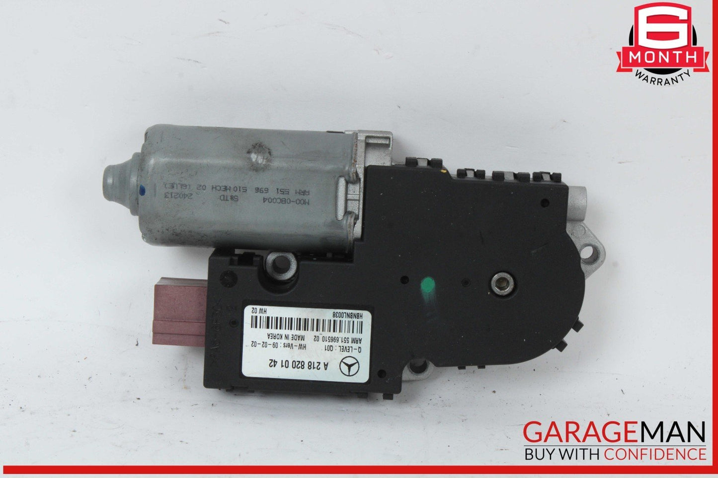 12-18 Mercedes W212 E350 CLS550 Sedan Sunroof Sun Roof Motor 2188200142 OEM