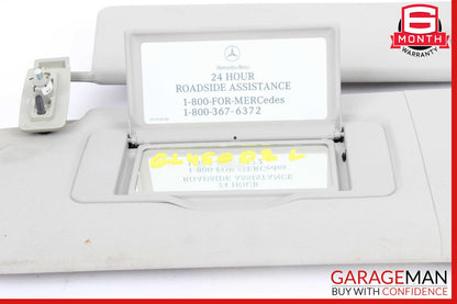 06-12 Mercedes X164 GL450 ML450 Front Left Side Sun Visor Sunvisor Shade Gray