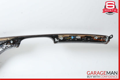 10-13 Mercedes W221 S550 S400 Center Dashboard Dash Trim Molding Brown Wood OEM