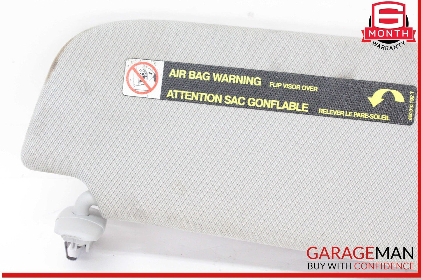 12-18 Audi A6 S6 A7 Front Left Driver Side Sun Visor Sunvisor Gray OEM