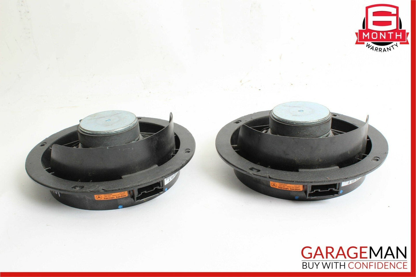 06-12 MercedesW251 R230 Rear Left & Right Door Sound Audio Speakers Set of 2