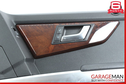 10-15 Mercedes X204 GLK350 Front Right Passenger Side Interior Door Panel Black