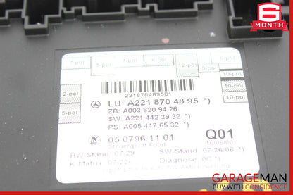 07-13 Mercedes W221 S550 S400 Rear Right / Left Side Door Controller Module Unit