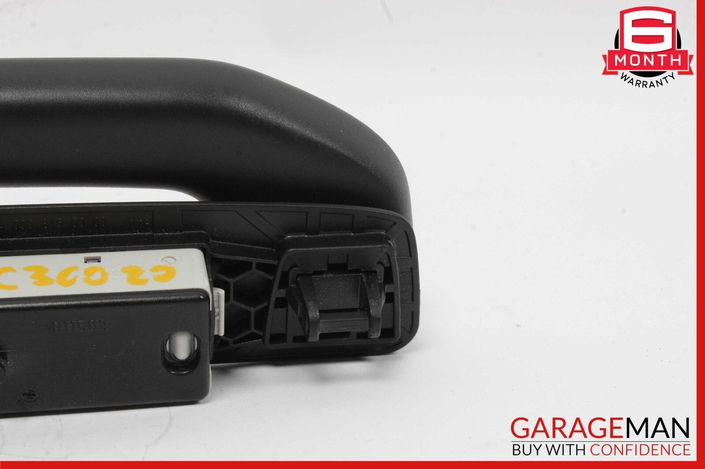 15-20 Mercedes W205 C300 Rear Left Side Roof Grab Handle w/ Lamp Black