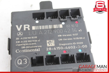 08-18 Mercedes R172 SLK250 Front Right Side Door Control Module Unit