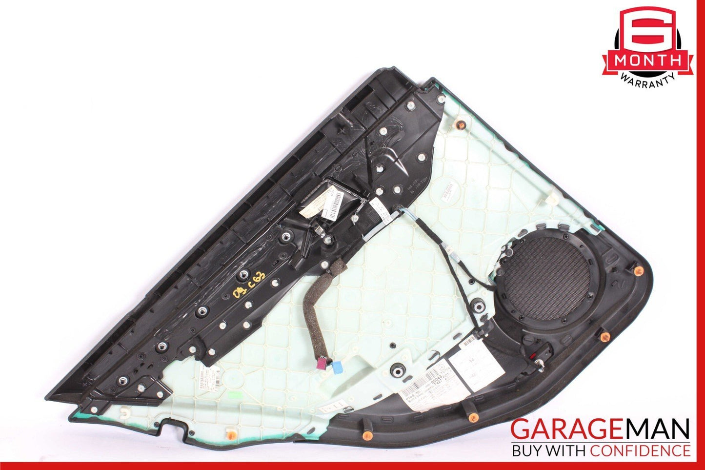 08-14 Mercedes W204 C300 C63 AMG Sedan Rear Right Interior Door Trim Panel Black