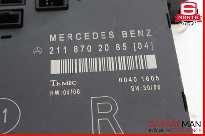 03-09 Mercedes W211 E350 E550 E63 AMG Front Right Passenger Door Control Module