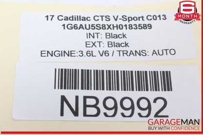 14-19 Cadillac CTS V-Sport Rear Right Side Liftgate Trunk Release Switch OEM