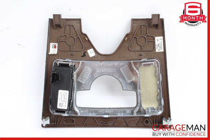 10-13 Mercedes W212 E400 E350 E550 Center Console Switch Trim Cover Bezel Wood
