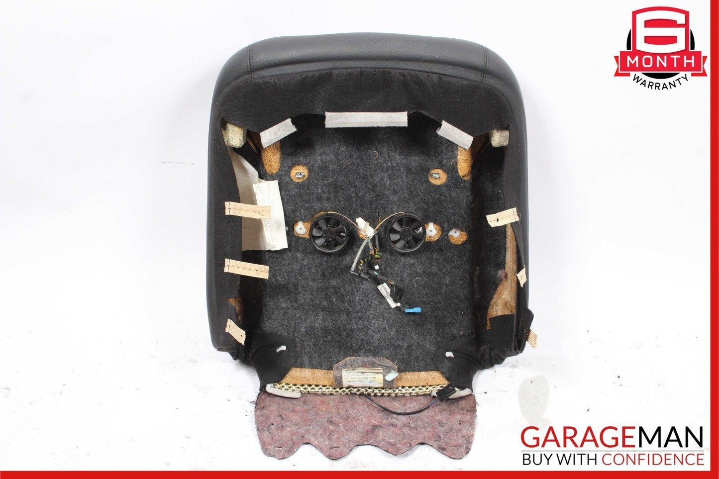 07-09 Mercedes W221 S450 S550 Front Left Driver Top Upper Seat Cushion Black OEM