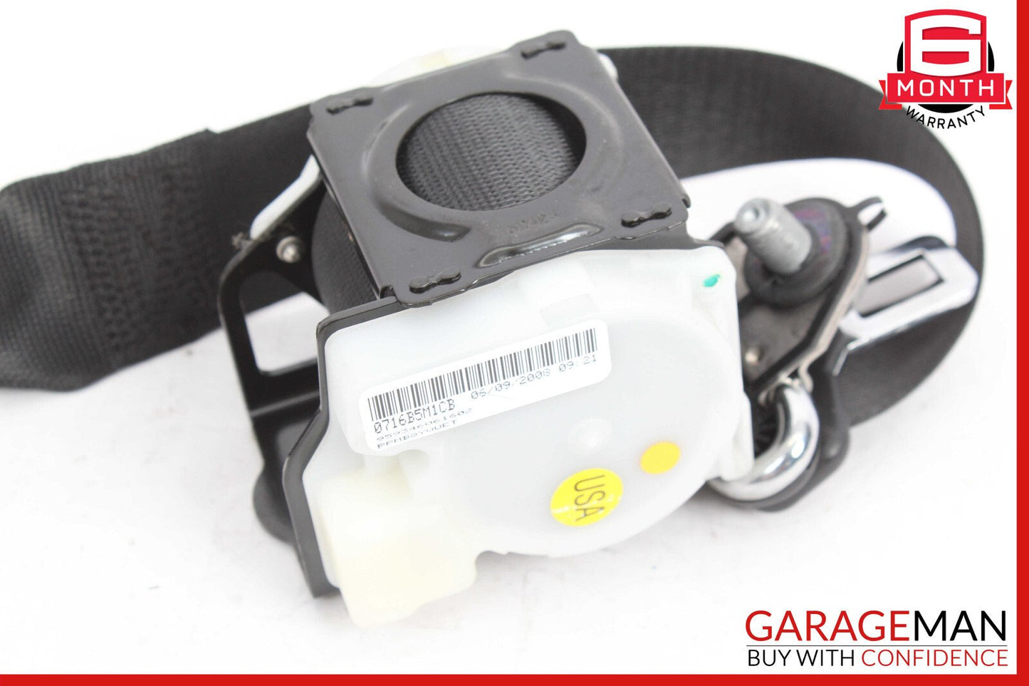 03-09 Mercedes W209 CLK350 CLK320 Rear Left or Right Side Seat Belt Black OEM