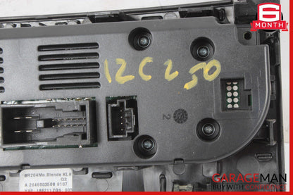 12-14 Mercedes W204 C250 AC A/C Climate Temperature Heater Switch Control Panel