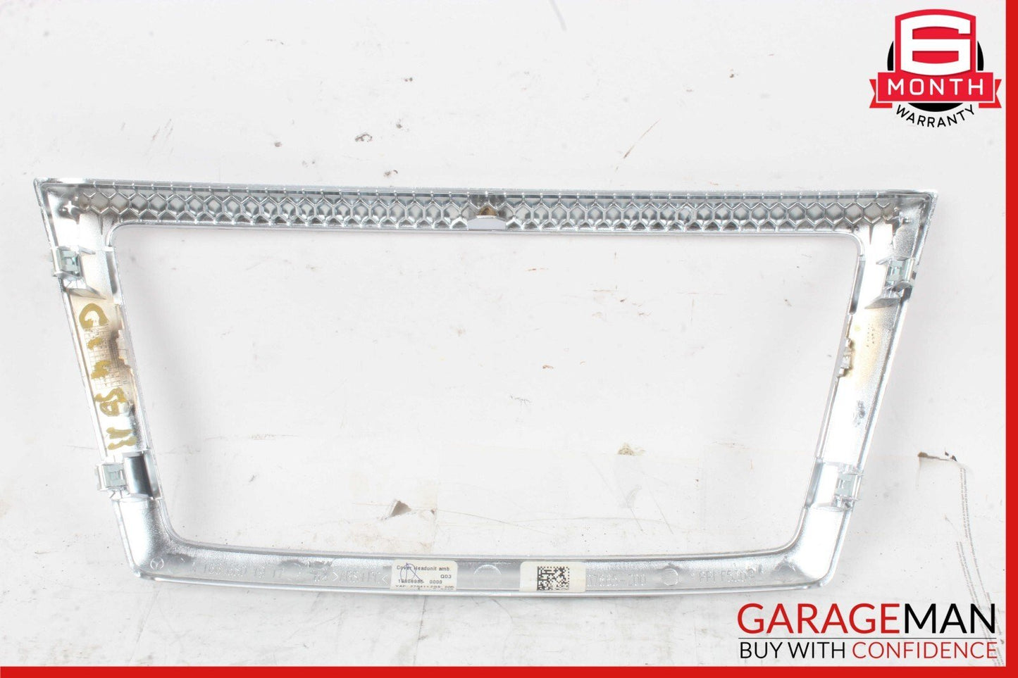 12-16 Mercedes X166 GL450 ML550 Center Console Command Unit Radio Bezel Trim OEM