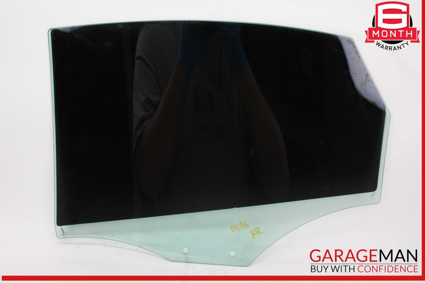 12-18 Audi A6 S6 Rear Right Passenger Side Door Window Glass OEM