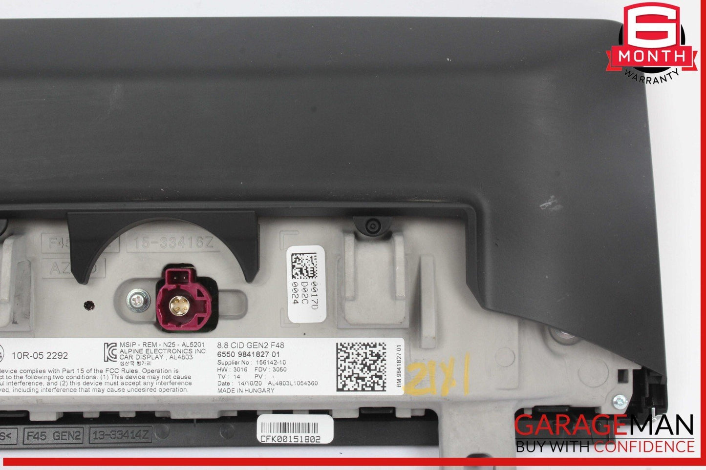 16-22 BMW X1 Central Info Information GPS Navigation Display Touch Screen OEM