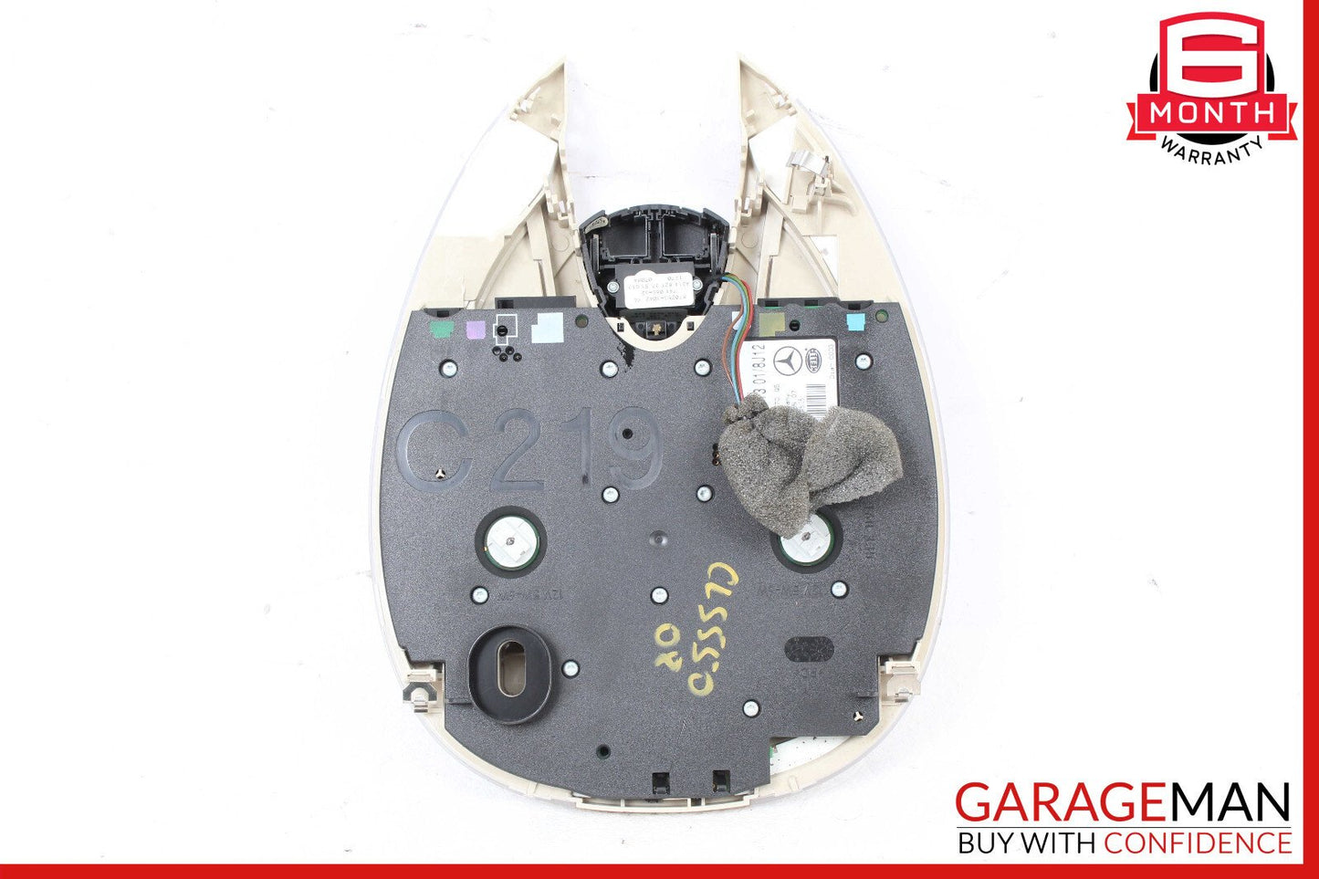 06-11 Mercedes W219 CLS550 CLS500 Dome Light Lamp Switch 2198201301 OEM