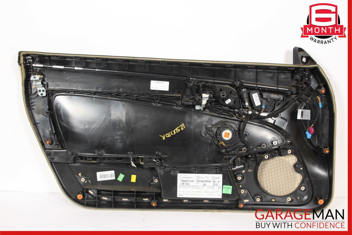 12-16 Mercedes R172 SLK350 Front Right Side Interior Door Panel Cover Assy Beige